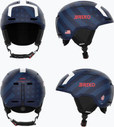 Briko Cască de schi Briko Aran USA matt tangaroa blue/biscay blue/cardinal red/white