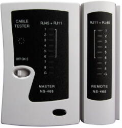 TRIAX Kábel teszter CAT6 RJ45 RJ45 RJ11 RJ12