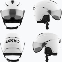 Briko Cască de schi Briko Elio Visor matt white/black