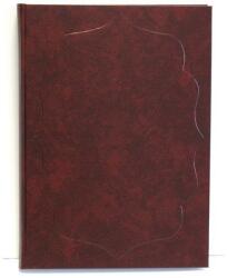  Vendégkönyv A/4 160 lapos sima bordó - tonerpiac