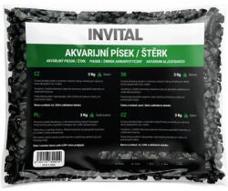 INVITAL Ștrul de acvariu negru 4-8 mm 3kg (INZ07925)