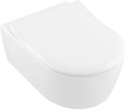 Villeroy & Boch 5656RSR1 - AVENTO falra szerelhető WC, SoftClose ülőkével, kerámia/fehér 5656RSR1 (VB0104)