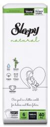 Sleepy Scutece Bebelusi Sleepy Natural Double, Marimea 6 XLarge, 15-25 kg, 40 Bucati (SMT-0307)