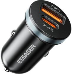 ESSAGER Mini A+C 30W încărcător auto (ECCPQ-SR01-P)