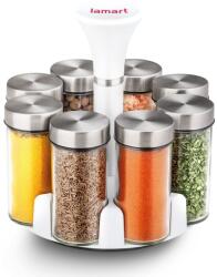 Lamart LT7017 Fűszertároló Átlátszó, Fehér 0, 68 L Fűszerrendező