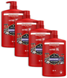Old Spice Night Panther 3 az 1-ben Tusfürdő és Sampon (4x1000 ml)