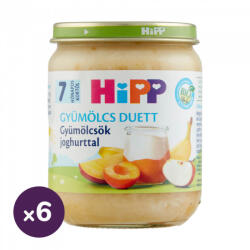 Hipp BIO gyümölcsök joghurttal, 7 hó+ (6x160 g) (HU5475-03)