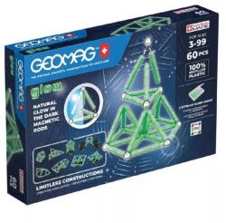 Geomag Glow: set de 60 de piese (09546) Jucarii de constructii magnetice