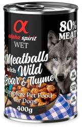Alpha Spirit Meatballs - Vaddisznó kakukkfűvel 6 x 400 g