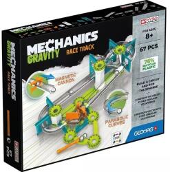 Geomag Mechanics: Set Gravity Race Track - 67 de piese (09554) Jucarii de constructii magnetice