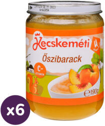 Kecskeméti őszibarack, 4 hó+ (6x190 g)