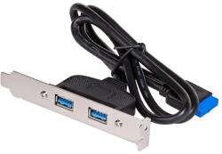 Akyga AK-CA-47 ATX - 2x USB 3.0 Port bővítő (AK-CA-47) (AK-CA-47)
