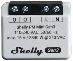 Shelly PLUS PM Mini Gen3 WiFi + Bluetooth modul fogyasztásméréssel (ALL-REL-PLUSMINIPM-R3) (ALL-REL-PLUSMINIPM-R3) (ALL-REL-PLUSMINIPM-R3)