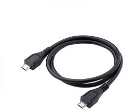 Akyga microB - microB kábel 0.6m fekete (AK-USB-17) (AK-USB-17) (AK-USB-17)