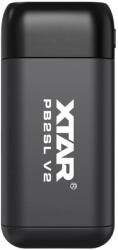 XTAR PB2SL V2 Li-ion akkutöltő 18650 FEKETE