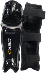 POWERTEK Tibiere de hochei V5.0 Dek/Ball Hockey Shin Pads Senior 13 inci