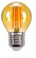  Bec Led Filament G45, 4W 2700K, Lumina Calda, Sticla Auriu - Retro Vintage (G45 E27 4W 2700K)