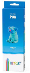 HEY CLAY Figura Kutyák Mopsz 15186
