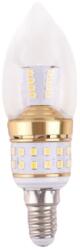  Bec Led Cu Lumina La Baza, 9W E14, Lumina Rece, Design Decorativ (E14 9W / BAZA)