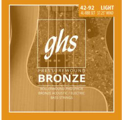 GHS Pressurewound Corzi pentru basuri acustice (GHS 4L-RBB)
