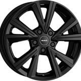 Mak QVARZ Fényes fekete 5/98 16x6, 5 ET39 58, 1 - 4sgumi