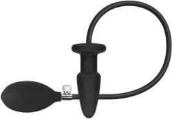 EasyToys - dop anal gonflabil - silicon negru (8719934017283)