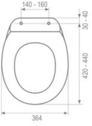 MKW Venus WC-tető SoftClose