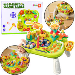 LeanToys Multifunkcionális Asztal Interaktív Asztal Kisgyermekeknek Arcade Játékok