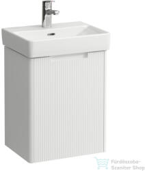 Laufen JUNA 45 alsószekrény, 1 ajtó, jobb oldali zsanér, PRO S H815961 mosdóhoz, matt fehér H4114421092601 (H4114421092601)