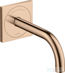Hansgrohe AXOR UNO elektromos mosdócsaptelep 165 mm-es kifolyóval, polírozott vörös arany hatású 38119300 (38119300)