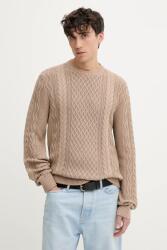 Tommy Hilfiger pamut pulóver könnyű, barna, DM0DM22101 - bézs S