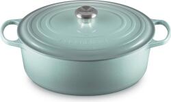 Le Creuset Vas de copt Signature oval, 33 cm, sare de mare (21178337174430)