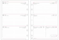SATURNUS Kalendárium betét, tervező, heti, L , SATURNUS, fehér 2026 (NKL311FU) - iroda24