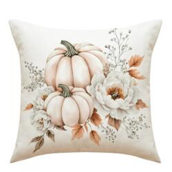  Párnahuzat BLOSSOM FALL 45x45 cm, krémszínű