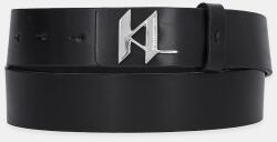 Karl Lagerfeld bőr öv - fekete 95 - answear - 37 990 Ft