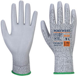 Portwest A620 - PU tenyérmártott vágásbiztos kesztyű, LR, szürke (A620GRRM)