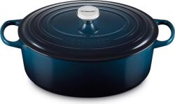 Le Creuset Vas de copt Signature ovală, 33 cm, bleumarin (21178331294475)