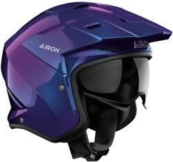 Airoh Cască de motocicletă trial Airoh Kombakt Shimmer violet-albastru lucios (AIM140-2651)