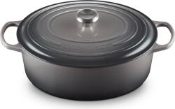 Le Creuset Vas de copt Signature oval, 33 cm, gri (21178334442430)