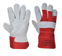 Portwest A220 - Prémium bőrkesztyű, piros/szürke (A220RERM)