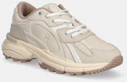 Tommy Hilfiger bőr sportcipő SPORTY PREMIUM RUNNER bézs, FW0FW08841 - bézs Női 39