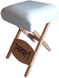 Tandem Scaun pliant pentru masa de masaj Tandem Culoare: alb