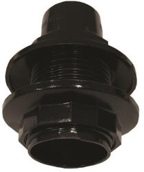 Eurolamp E14 fekete műanyag csillár foglalat 220-240V Eurolamp (LEDM 147 23010)