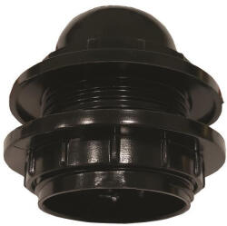 Eurolamp E27 fekete műanyag csillár foglalat 220-240V Eurolamp (LEDM 147 23011)