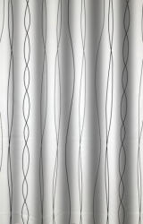 AquaMax Zuhanyfüggöny - LINES - Impregnált textil - 180 x 200 cm (77203263)