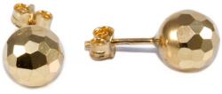 Ékszershop Vésett gömb arany fülbevaló (1325729)