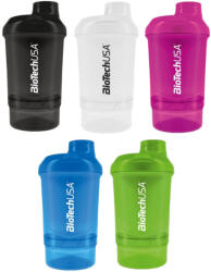 BioTechUSA Shaker NANO 300 ml + 150 ml, fum