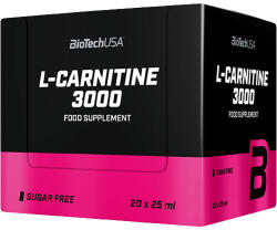 BioTechUSA L-Carnitine Ampoule 3000 mg 20 x 25 ml, portocaliu