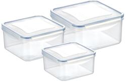 Tescoma FRESHBOX négyzet alakú ételtároló doboz, 3 db, 0, 4 - 0, 7 - 1, 2 l (892040.00)
