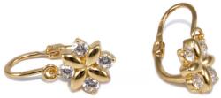 Ékszershop Köves virág gyermek arany fülbevaló (1322803)